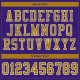 Preschool Custom Purple Old Gold-White Mesh Authentic Football Jersey