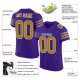 Preschool Custom Purple Old Gold-White Mesh Authentic Football Jersey