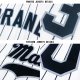 Women's Custom White Black Pinstripe Black-Gray Baseball Jersey